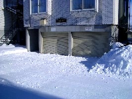 除雪後