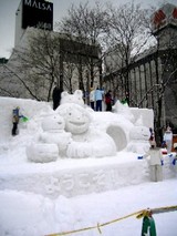 雪像作成