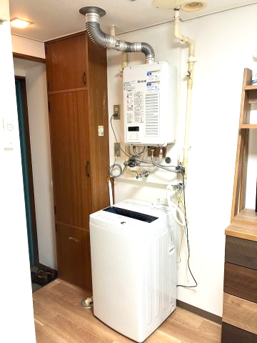 洗濯機設置済み