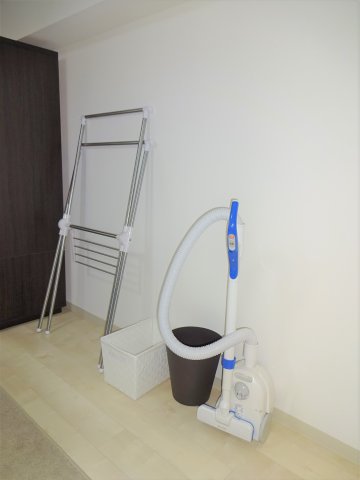 室内物干し、掃除機