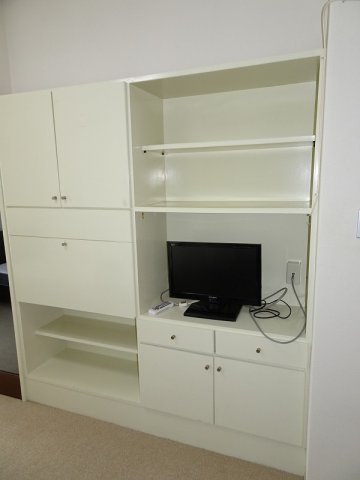収納棚　テレビ付き