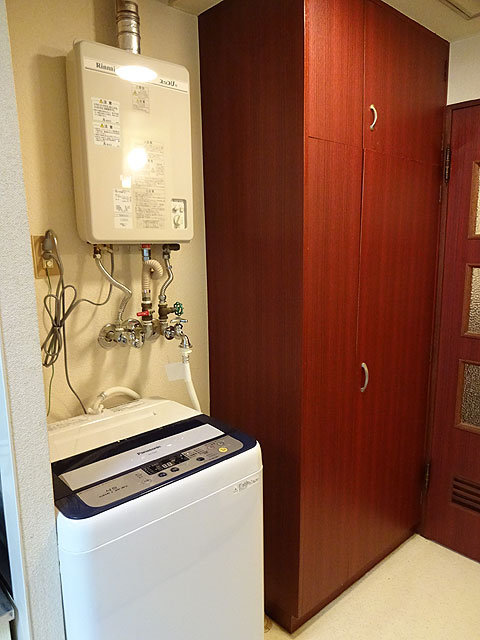 洗濯機　収納